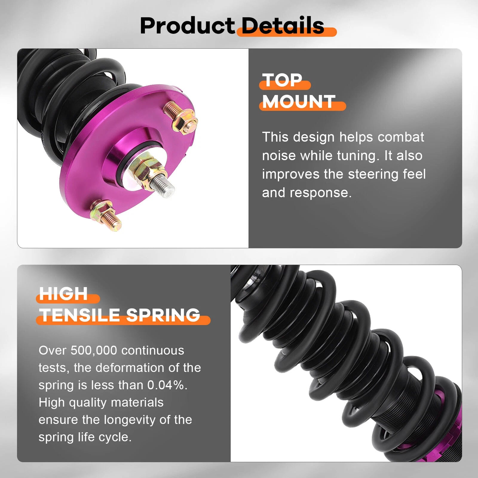 Coilovers for Honda Accord (2008–2012) & Acura TSX (2009–2014)
