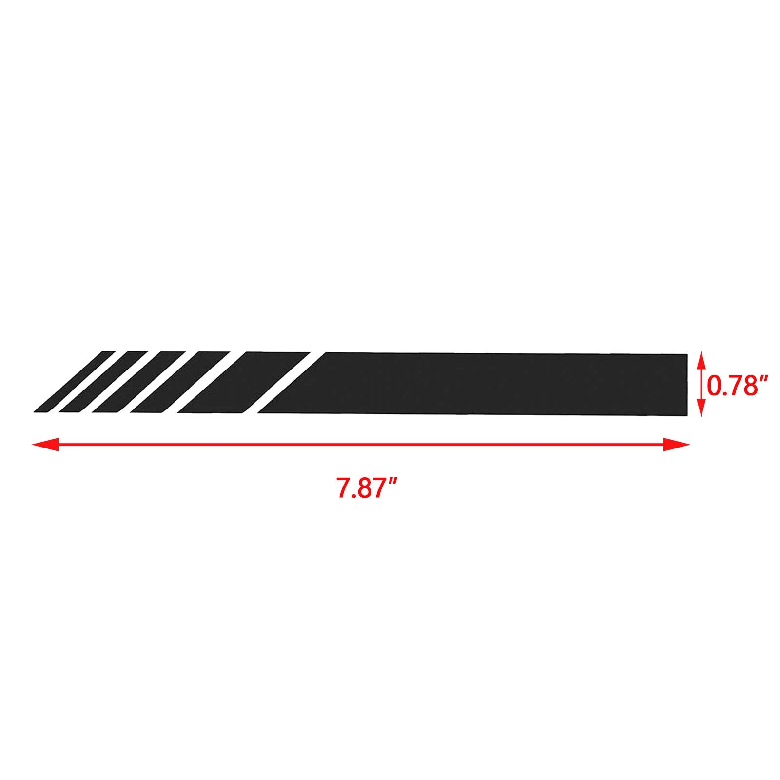 Black Vinyl Reflect Decals for Mercedes-Benz W204 W212 (2007-2015)