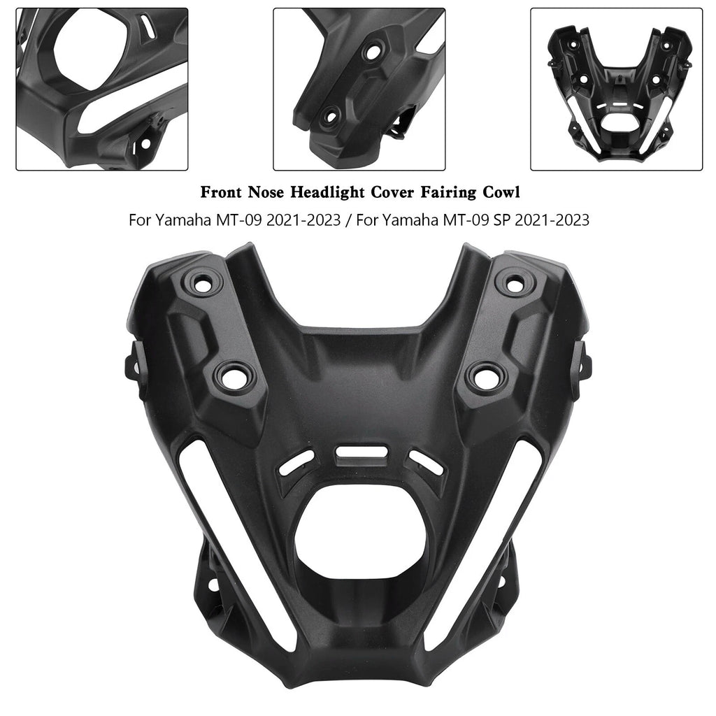 Front Nose Headlight Cover Fairing Cowl for Yamaha MT-09/MT-09 SP (2021–2023)