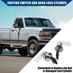 Ignition Switch Lock Cylinder & Door Lock Cylinder for Ford F150 F250 (2004–2008)