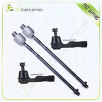 Set of 4 Front Inner Outer Tie Rod Ends for Honda CR-V (2007–2011)