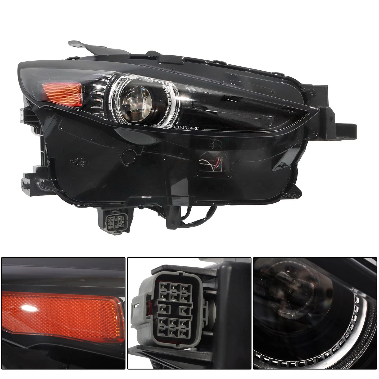 Set of 2 LED Projector Headlights for Mazda CX30 (2020–2022) LH & RH