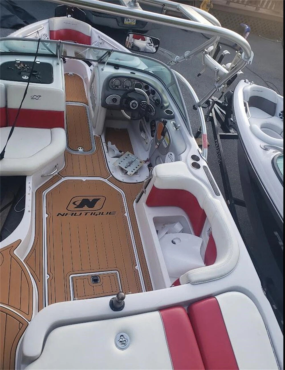 EVA Foam Teak Deck Floor Mat for Nautique SV211 (2006)