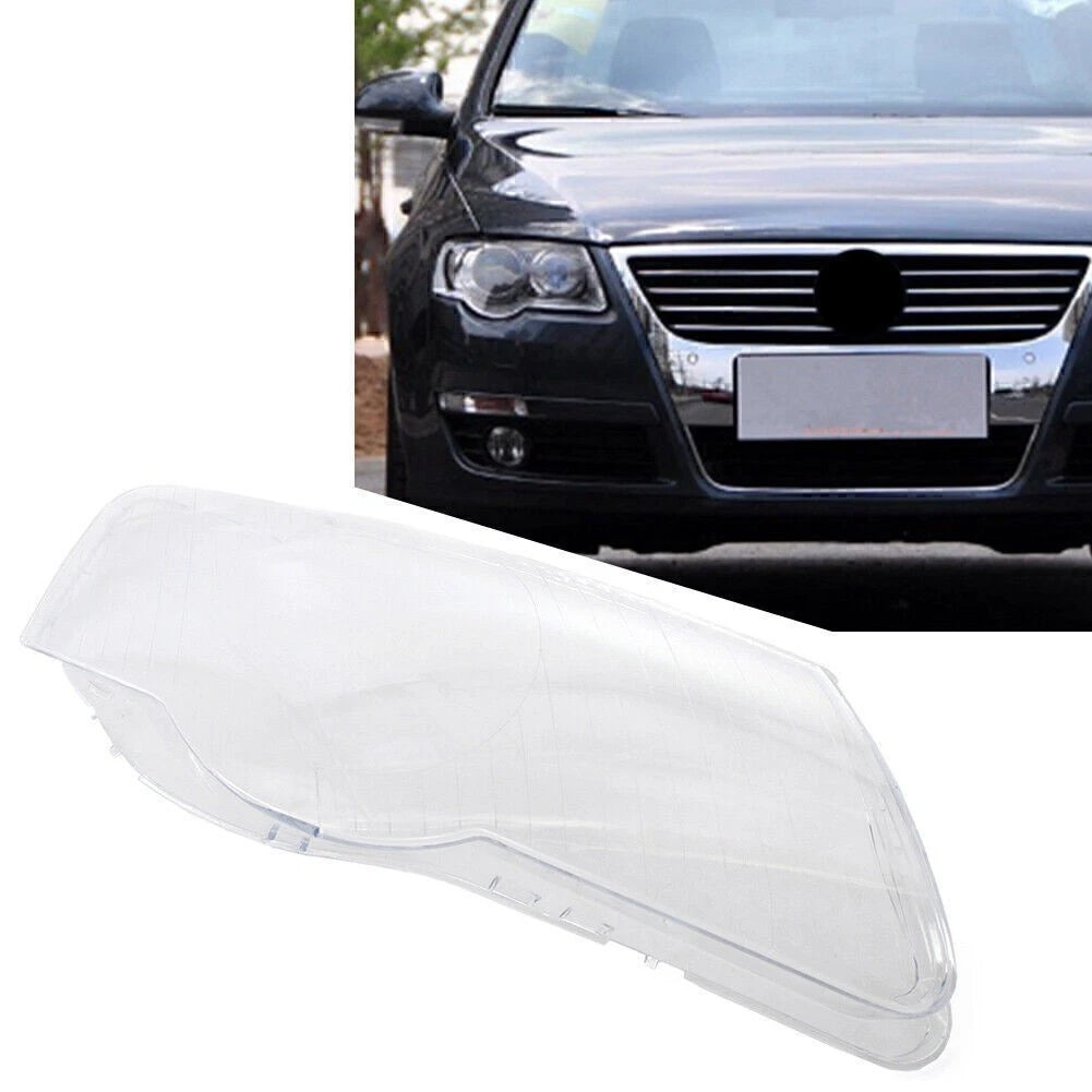 Right Headlight Lens Cover for VW Passat B6 (2006–2011) - Clear
