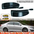 Smoked Sequential Signal Lights for Toyota Venza Corolla (2010–2020)