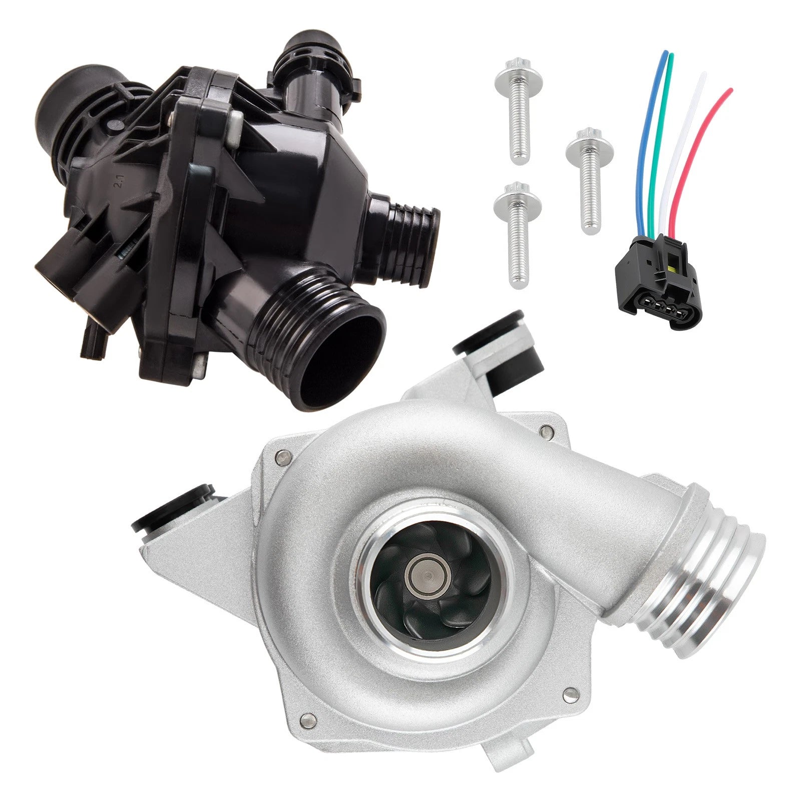 Electric Engine Water Pump and Thermostat for BMW 328i xDrive (2009–2012)