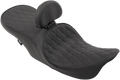 EZ Glide II Backrest for Drag Specialties Seats (Small) - Solar Reflective Leather