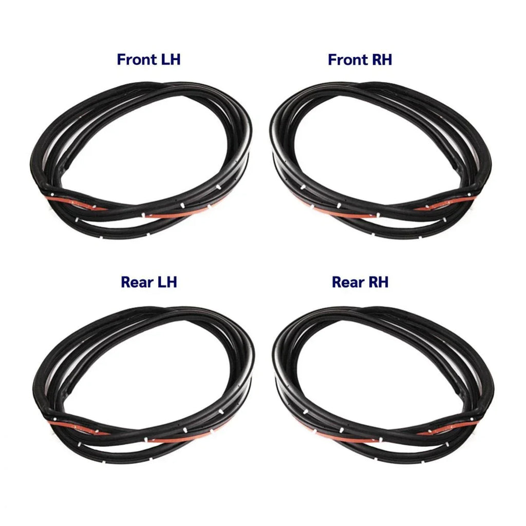 Door Rubber Seal Weatherstrip Set 4 Fits Honda Civic EC ED EE EF SED 1988-91 D06