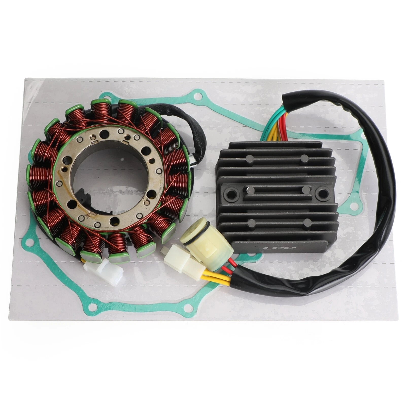 Magneto Stator, Voltage Rectifier, Gasket for Honda XRV750 Africa Twin (1993–2003)