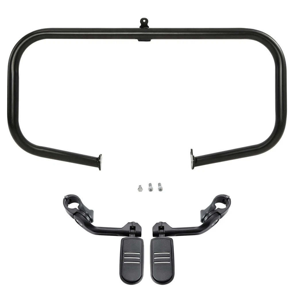 Engine Guard Bar Foot Pegs for Harley Street Glide (2009–2024)