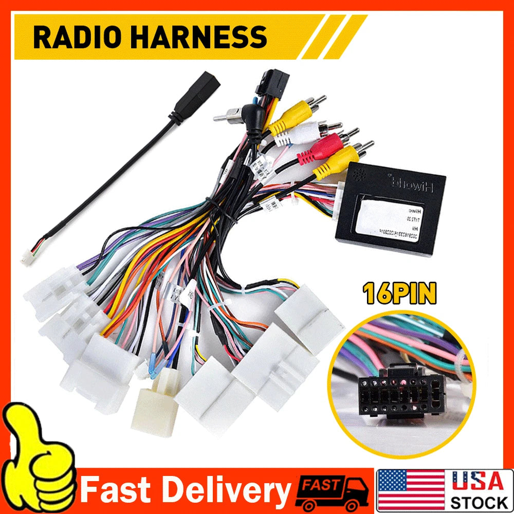 Car Stereo Power Harness Cable for Toyota