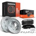 Front Drilled Brake Rotors & Ceramic Pads for Mitsubishi Outlander (2007–2017)