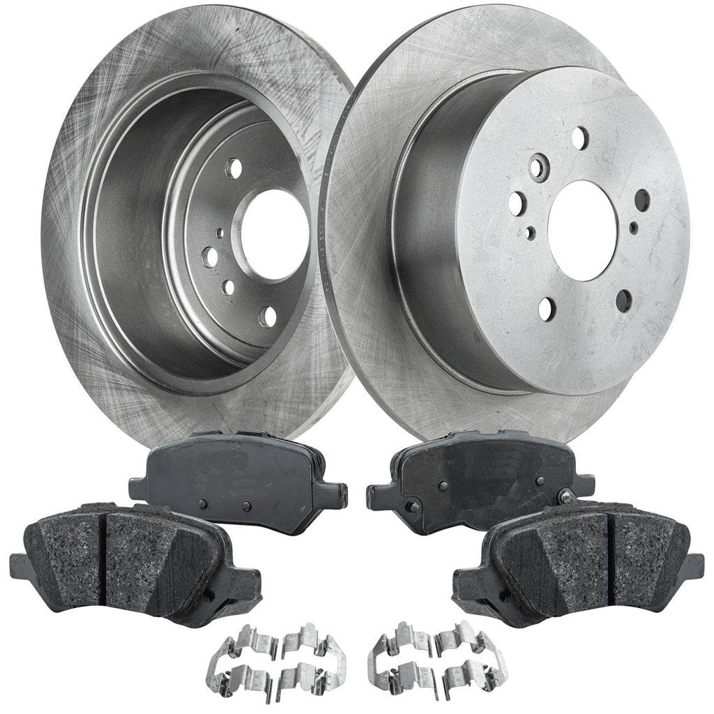 Brake Disc Rotors and Pads Kit for Toyota Venza (2009–2015)