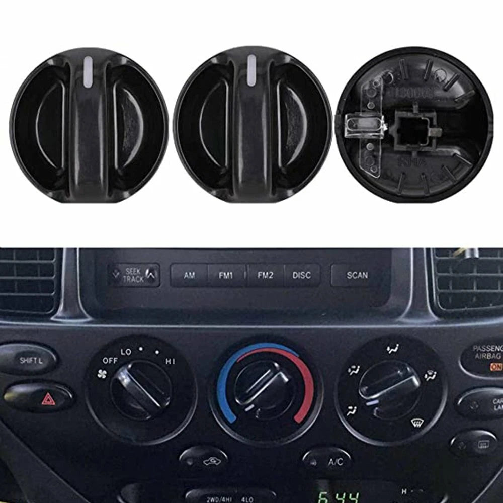 Set of 3 AC Climate Control Knobs for Toyota Tundra (2000–2006)