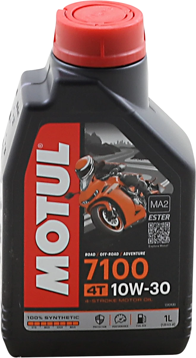 MOTUL 7100 4T Synthetic Oil 10W-30 for Motorcycle (1L) 104089