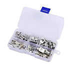 60PCS Copper Ring Lug Terminals Electrical Cable Connectors for Battery