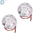 2X 3" Round LED Stern Transom Lights for Marine Boat
