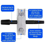 2 Pack Grease Nipple Tool for Hex Sizes 3/8, 5/16, 7/16 Inch