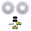 Hella Rear Rotors & Low-Met Disc Brake Pad Kit for Audi A6 Quattro (1995–2005)