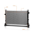 Aluminum Cooling Radiator for Chrysler Pacifica 2007–2008 DPI-13025