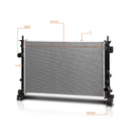Aluminum Cooling Radiator for Chrysler Pacifica 2007–2008 DPI-13025