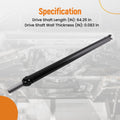 Driveshaft Prop Shaft Assembly Rear for GMC Savana 1500 (2003–2014)