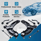 10PCS Suspension Kit Front Struts w/ Control Arms for Hyundai Veloster (2013–2017)
