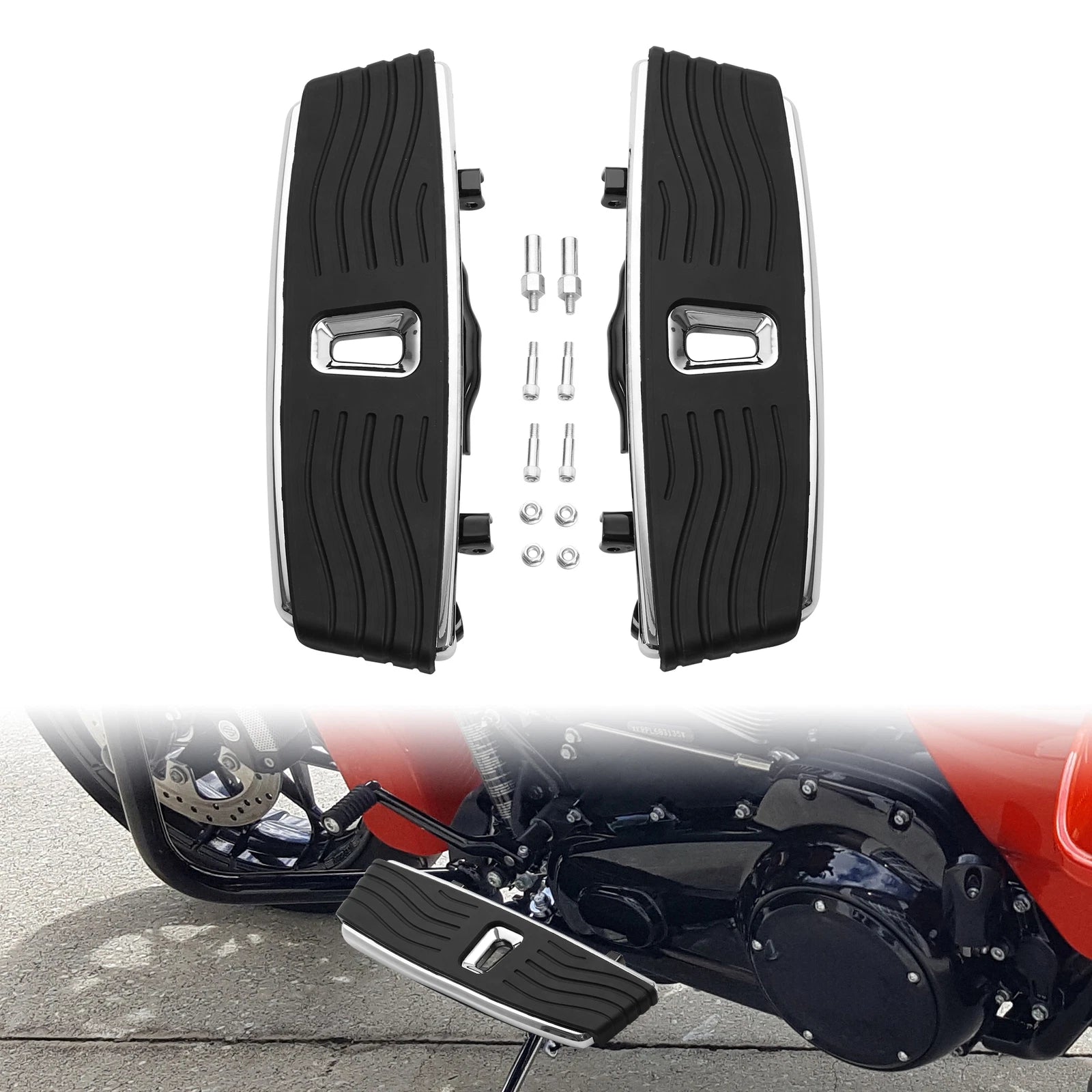 Driver Floorboard Pegs for Harley Touring CVO Street Road Glide (2023–2024)
