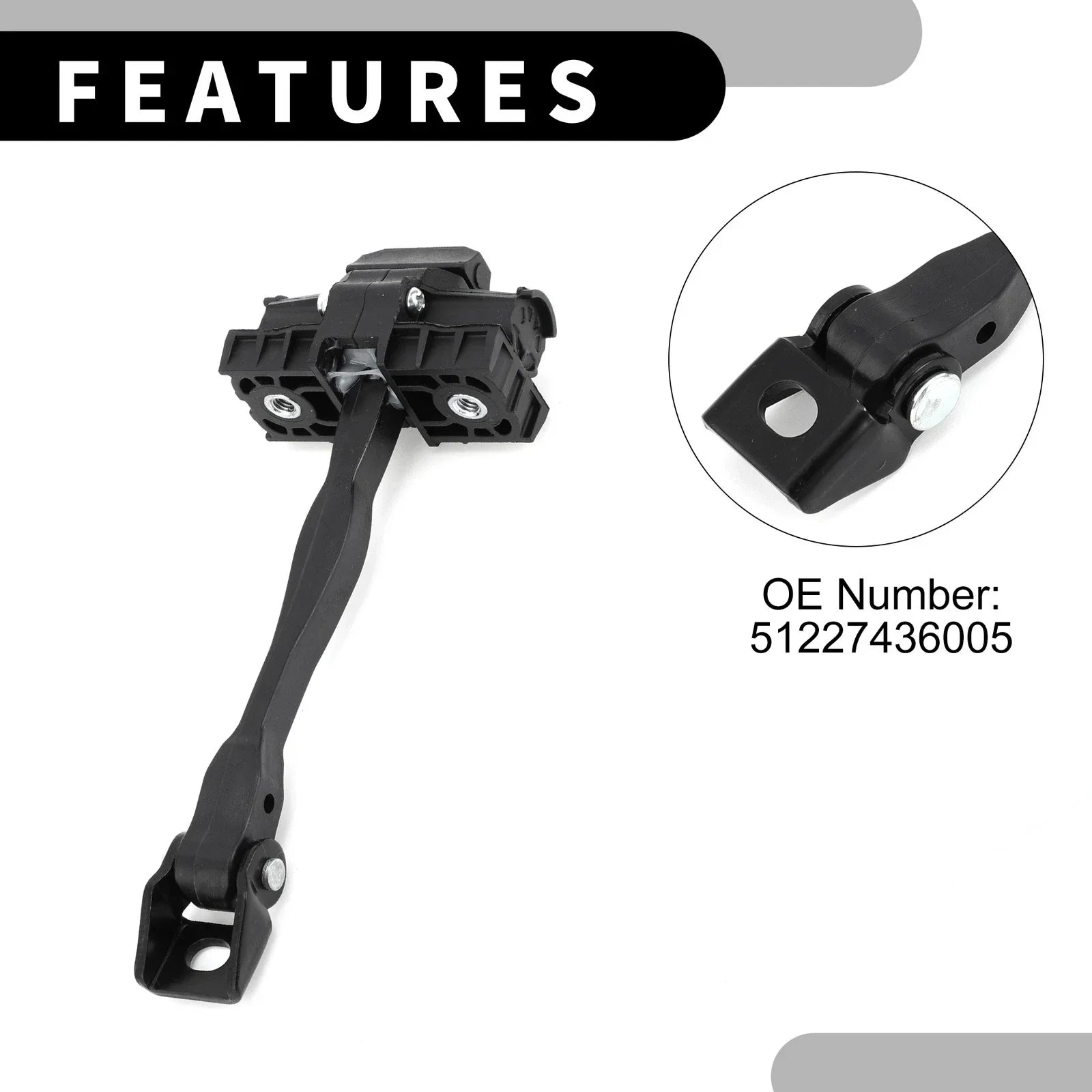 Door Check Strap Stopper Limiter for BMW X1 F49 X1 (2016)