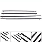 Set of 4 Window Moulding Trim Weather Strips for Honda Civic (2006–2011)
