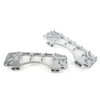 CNC Front Floorboards for Harley Touring Dyna FLD (2014-2023) - Chrome Pair