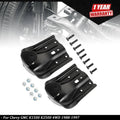 Set of 2 Rear Leaf Spring Shackle Bracket for Chevy GMC 4WD (1988–1997)