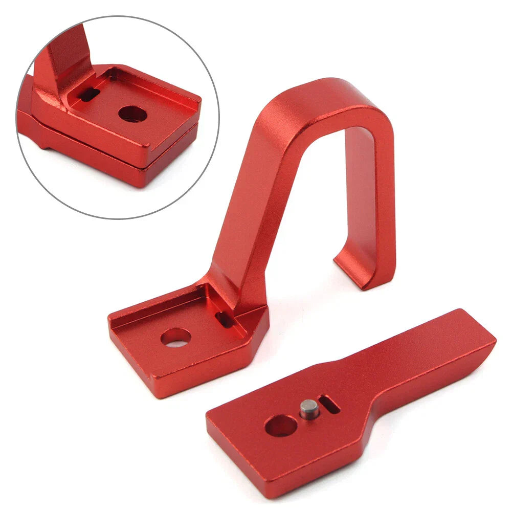 Red CNC Front Brake Cable Clamp for Yamaha YZ125 YZ250 YZ250F YZ80