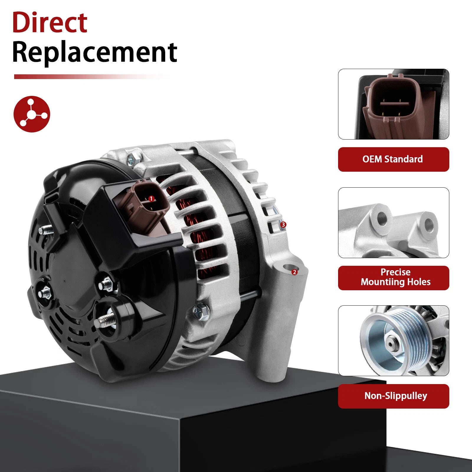 Alternator for Acura TSX CSX Honda Accord (2003–2008)