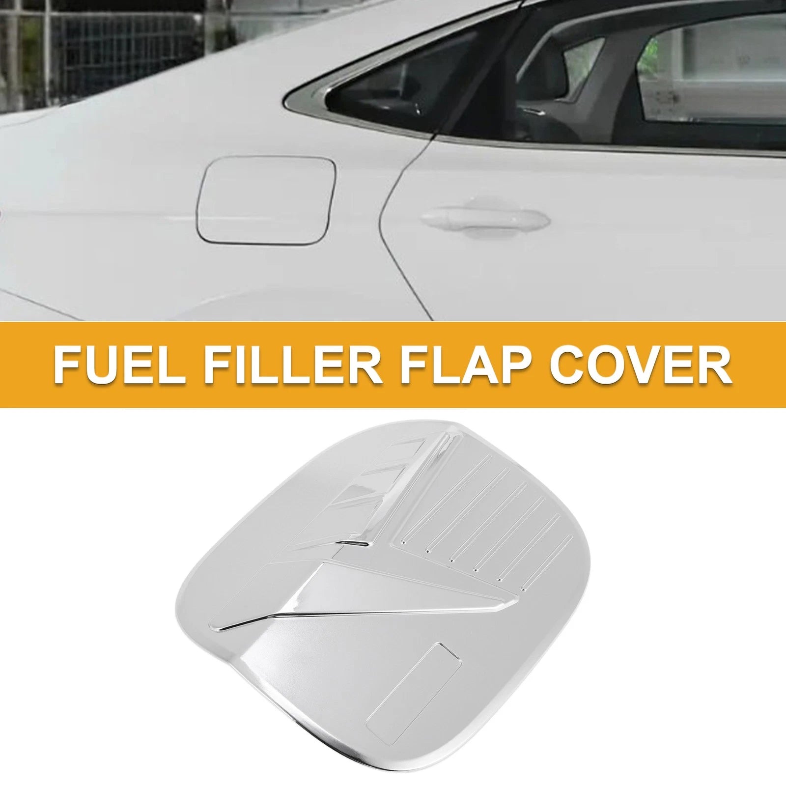 Fuel Tank Door Cap for Mazda CX-50 (2023–2025) Chrome Silver Tone