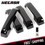Set of 4 Door Handle Covers for Ford F150 F250 F350 (2015–2020) Gloss Black