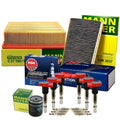 Set of 6 Iridium Spark Plugs for Audi AVK BGN (Denso, NGK)