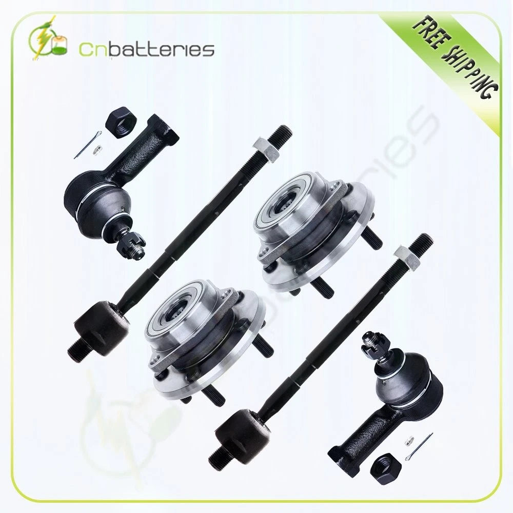 Front Wheel Hub & Bearing, Inner Outer Tie Rod Ends for Dodge Avenger (1995–2000)