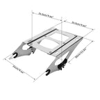 Chrome Detachable  Up Luggage Rack for Harley Touring Street Glide (2014-2025)