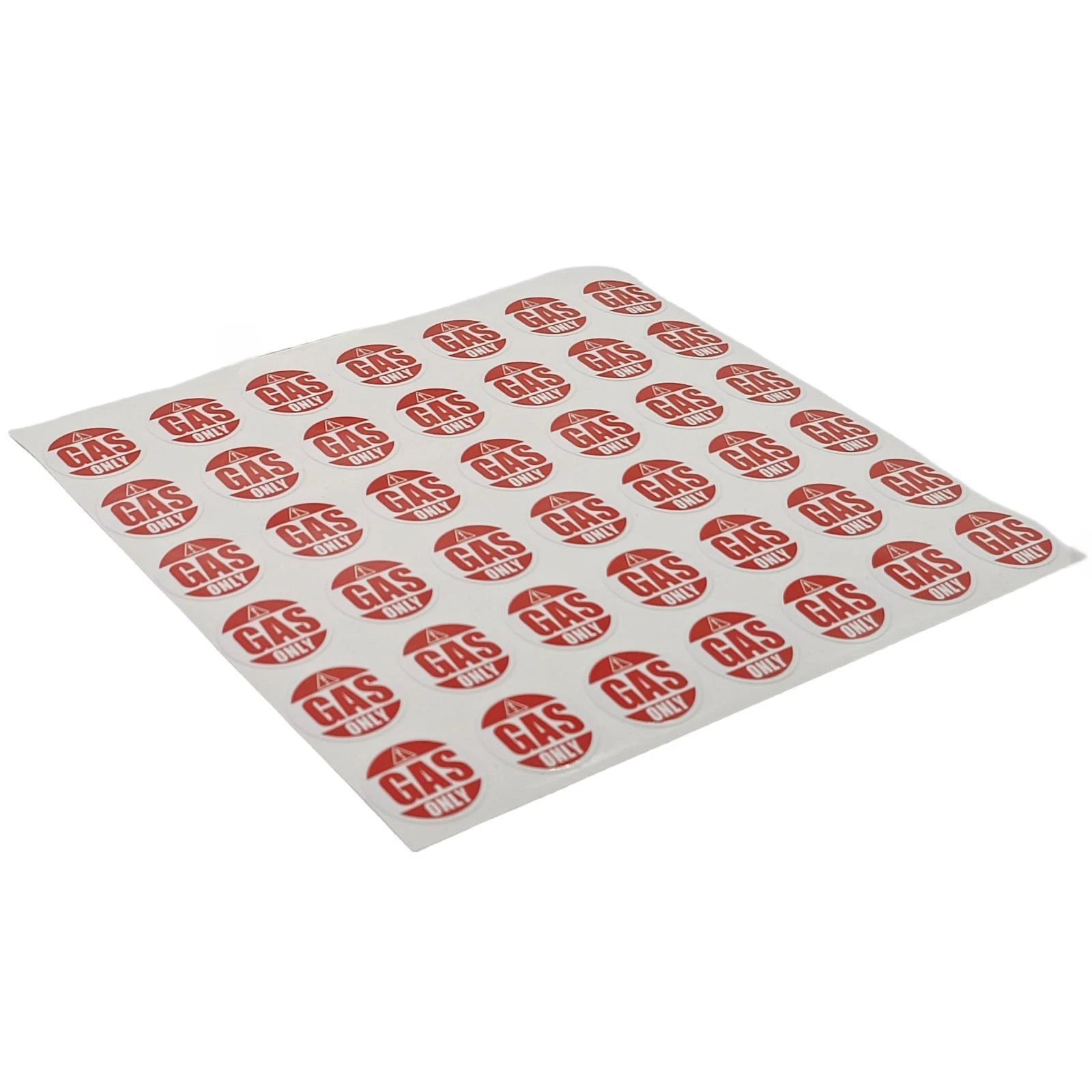 1" Round Stickers for Gas-Operated Generators (Identifying)