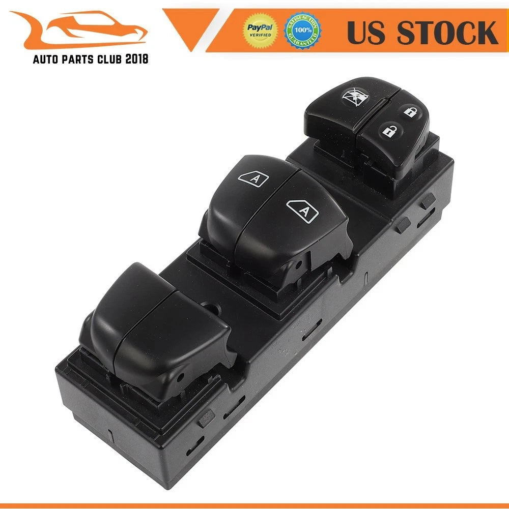Front Driver Power Window Switch for Nissan Murano (2015–2022) 254015AB0A