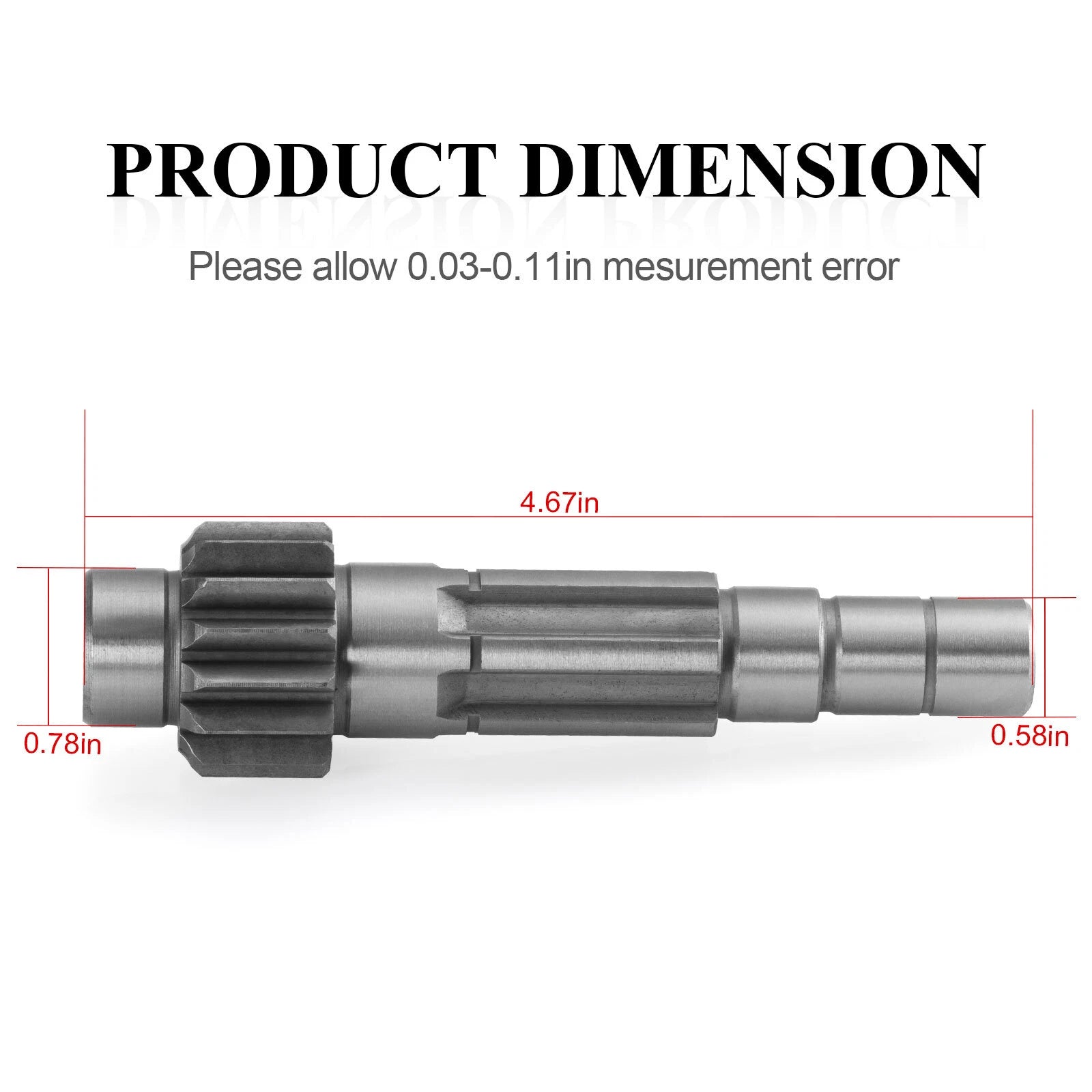 Drive Train Transmission Shaft for Polaris RZR 170 (2009–2021) 0454324