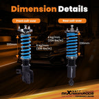 MaXpeedingrods Racing Coilovers Lowering Kit for Nissan Sentra B14 (1995–1999)