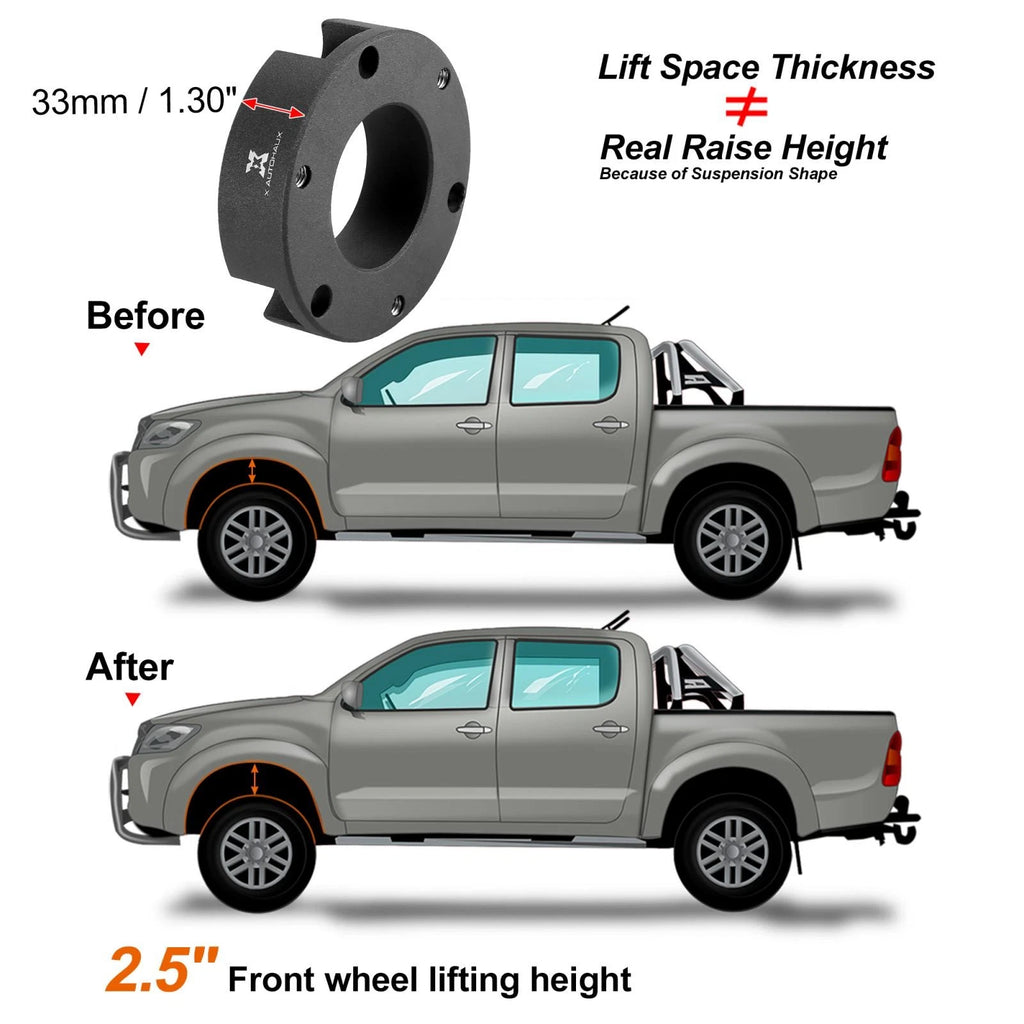2.5 Inch Front Suspension Leveling Lift Kit for Toyota Tacoma (2005–2020)