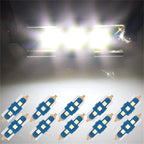 10PCS LED Light Map Lamp Festoon 31mm 3030-3-SMD for Car Interior