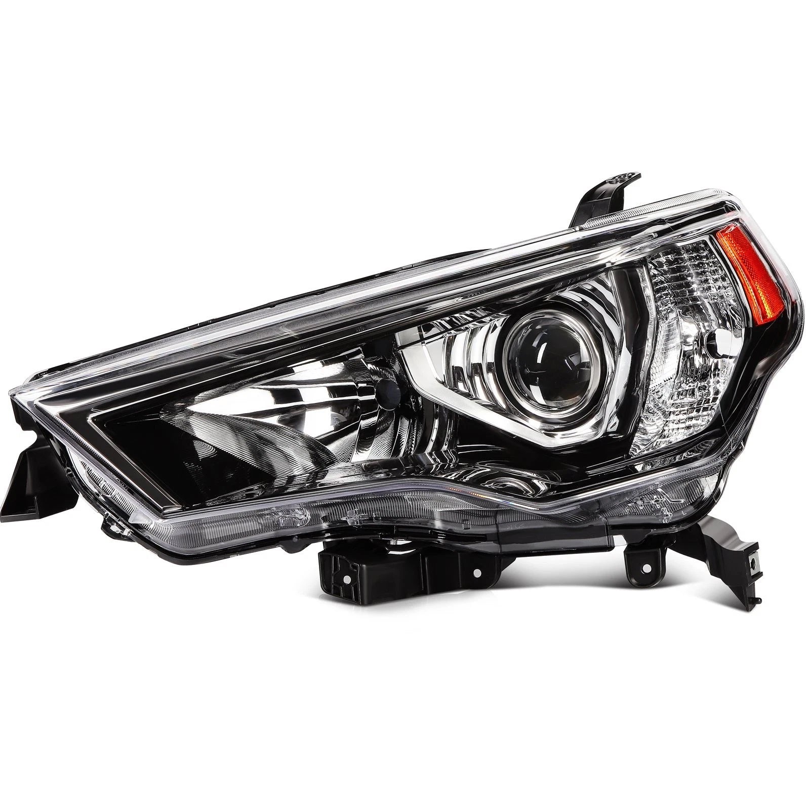 Projector Headlights Assembly Pair for Toyota 4Runner (2014–2020) Black