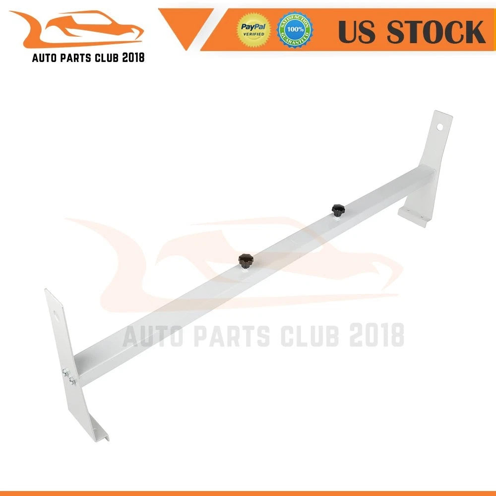2X Steel Roof Cargo Bars Rack for White Van (600lb Capacity)