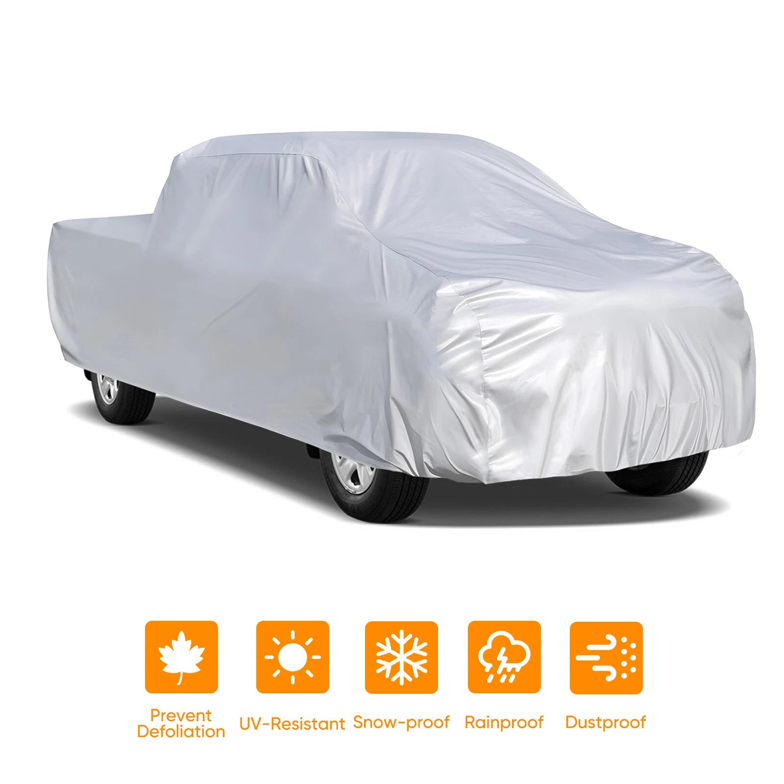 Pickup Truck Cover for Chevrolet Silverado (22ft) Waterproof UV Protection