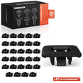 Set of 30 Nylon Radiator Grille Nut Retainer Clips for Nissan