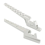 Silver Passenger Foot Peg Extensions for Surron Light Bee S X/L1E & Segway X160